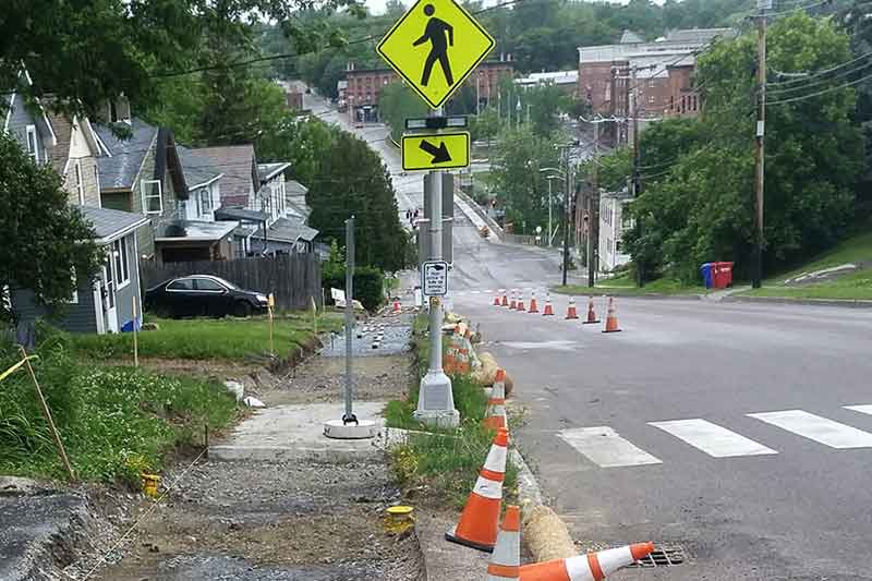 Improving the sidewalks along Colchester Avenue in Burlington Vermont